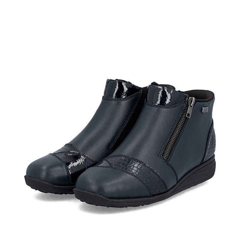 Rieker 47254-14 Womens Blue Boots