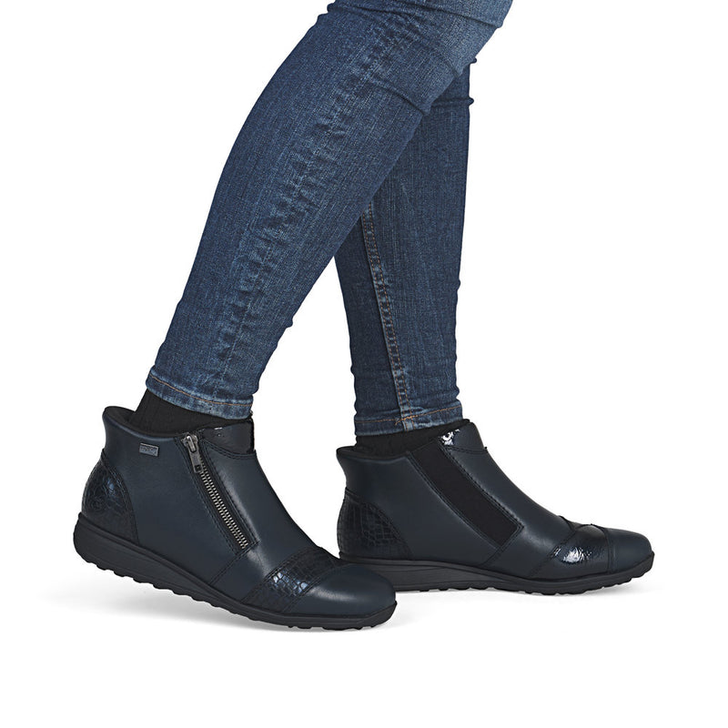 Rieker 47254-14 Womens Blue Boots