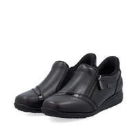 Rieker 47264-00 Womens Black Wide Shoes