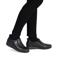 Rieker 47264-00 Womens Black Wide Shoes