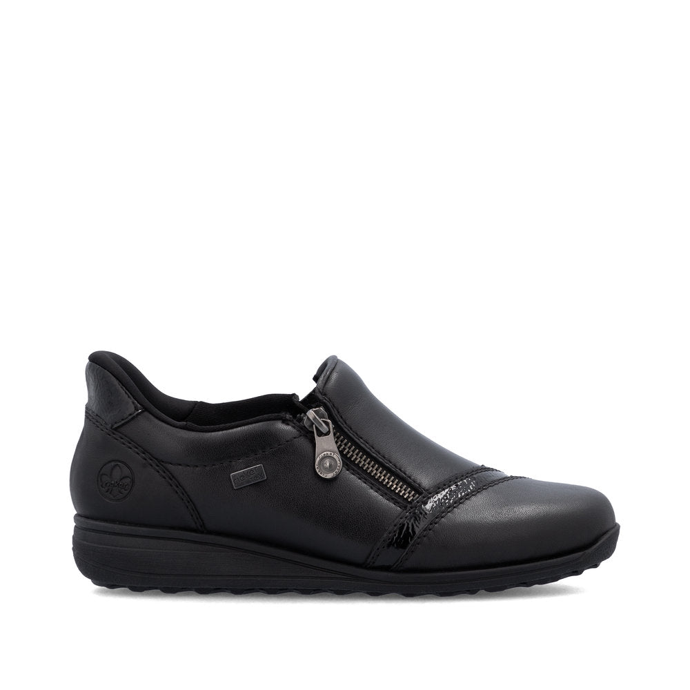 Rieker 47264-00 Womens Black Wide Shoes