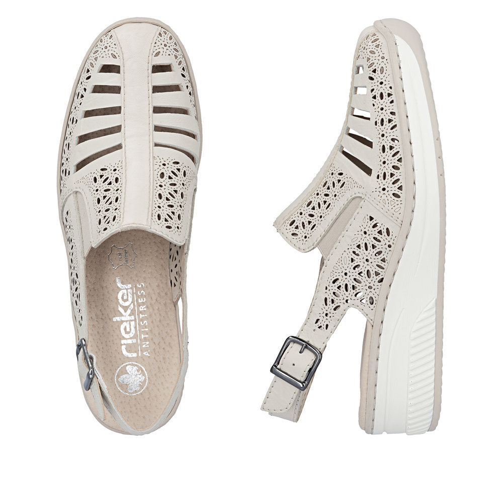 Rieker Doris 48763-60 Beige Shoes