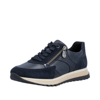 Rieker Nancy 49010-14 Wide Blue Shoes
