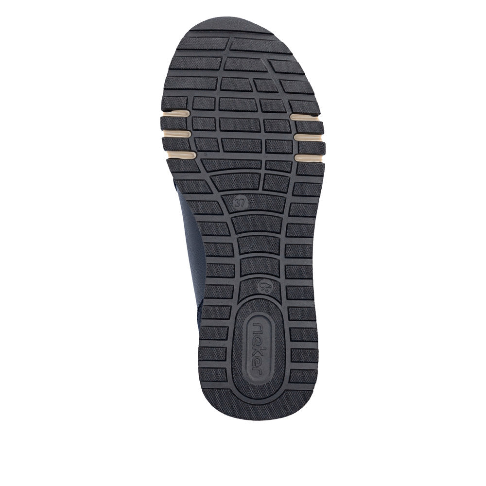 Rieker Nancy 49010-14 Wide Blue Shoes