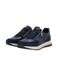 Rieker Nancy 49010-14 Wide Blue Shoes