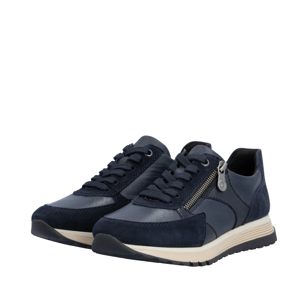Rieker Nancy 49010-14 Wide Blue Shoes