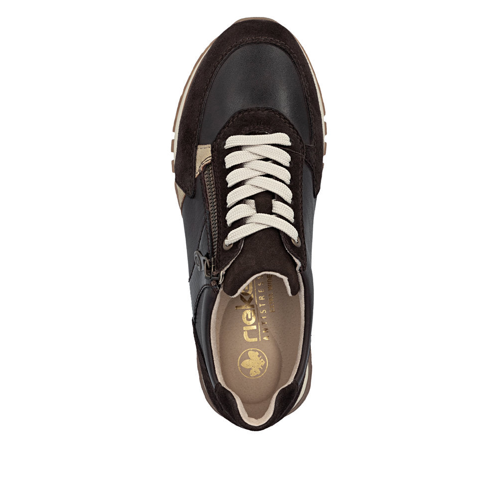 Rieker Nancy 49010-26 Wide Brown Shoes