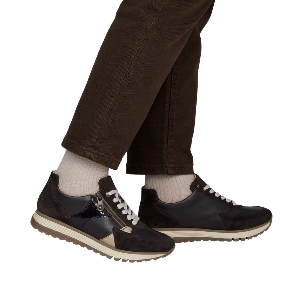 Rieker Nancy 49010-26 Wide Brown Shoes