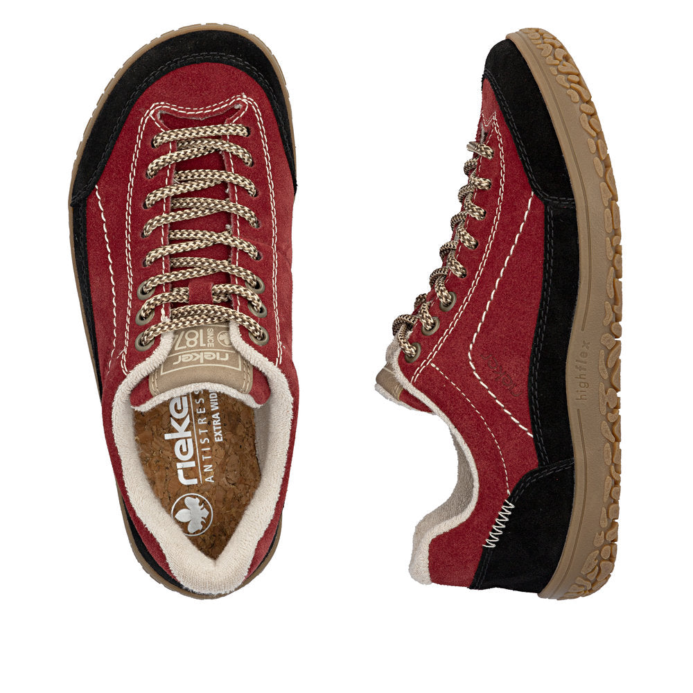 Rieker Marga 52303-35 Wide Red Shoes