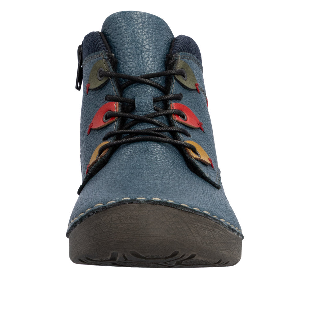 Rieker Angela 52544-14 Blue Boots
