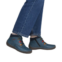 Rieker Angela 52544-14 Blue Boots