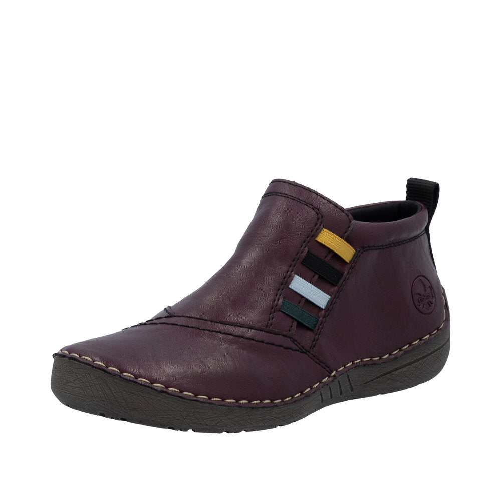 Rieker Angela 52584-30 Purple Shoes
