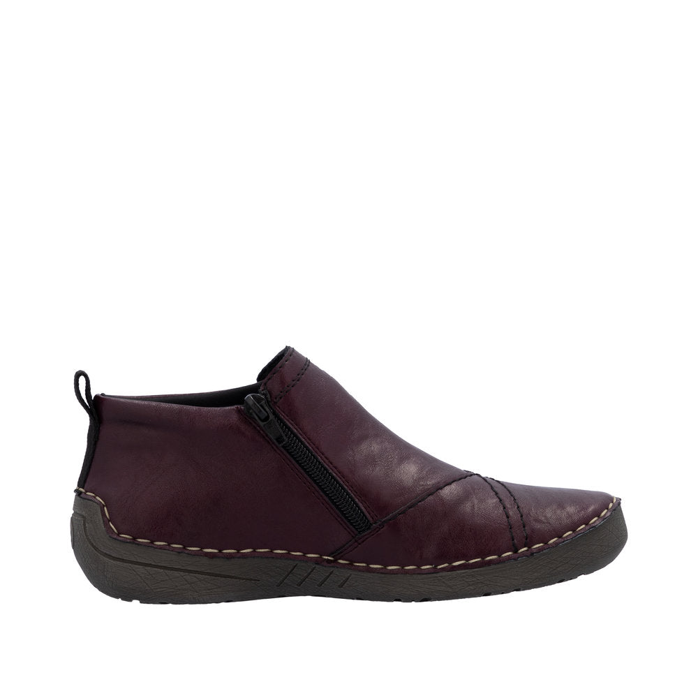 Rieker Angela 52584-30 Purple Shoes