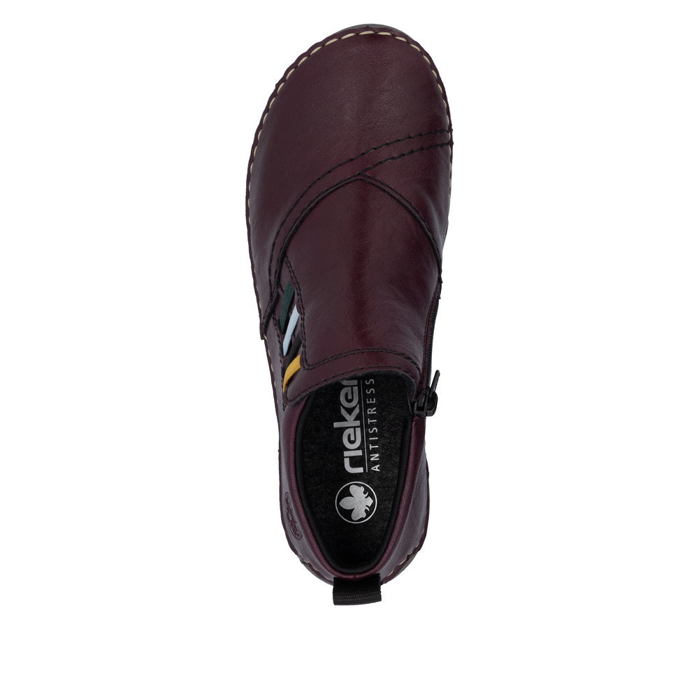 Rieker Angela 52584-30 Purple Shoes