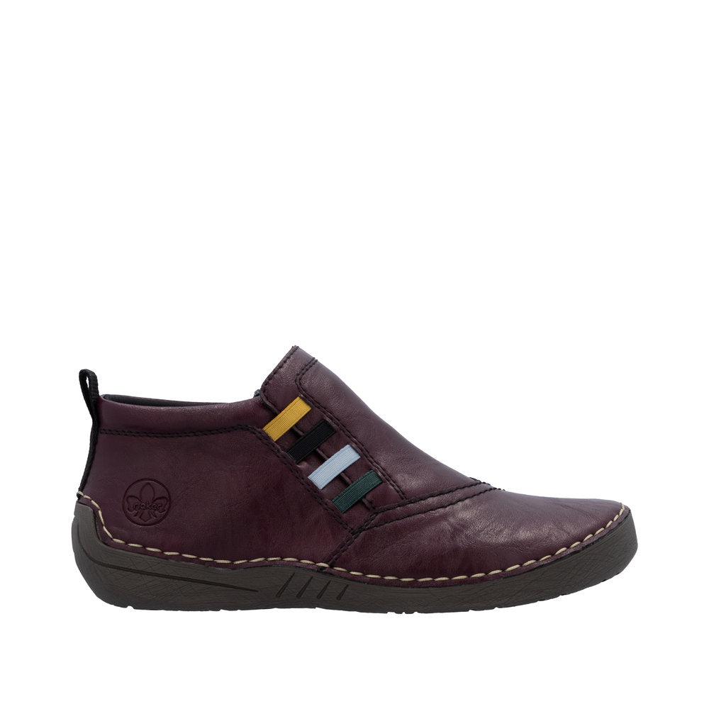 Rieker Angela 52584-30 Purple Shoes
