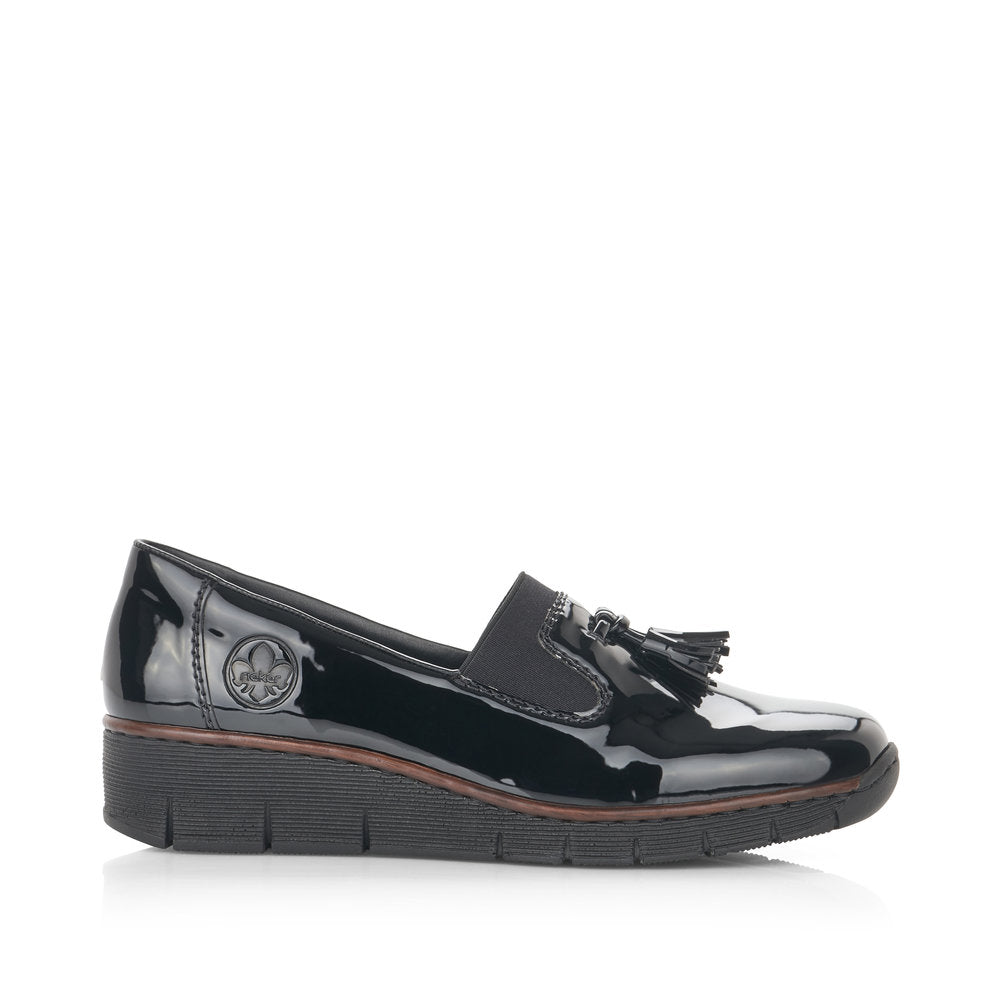 Rieker 53751-00 Womens Black Shoes