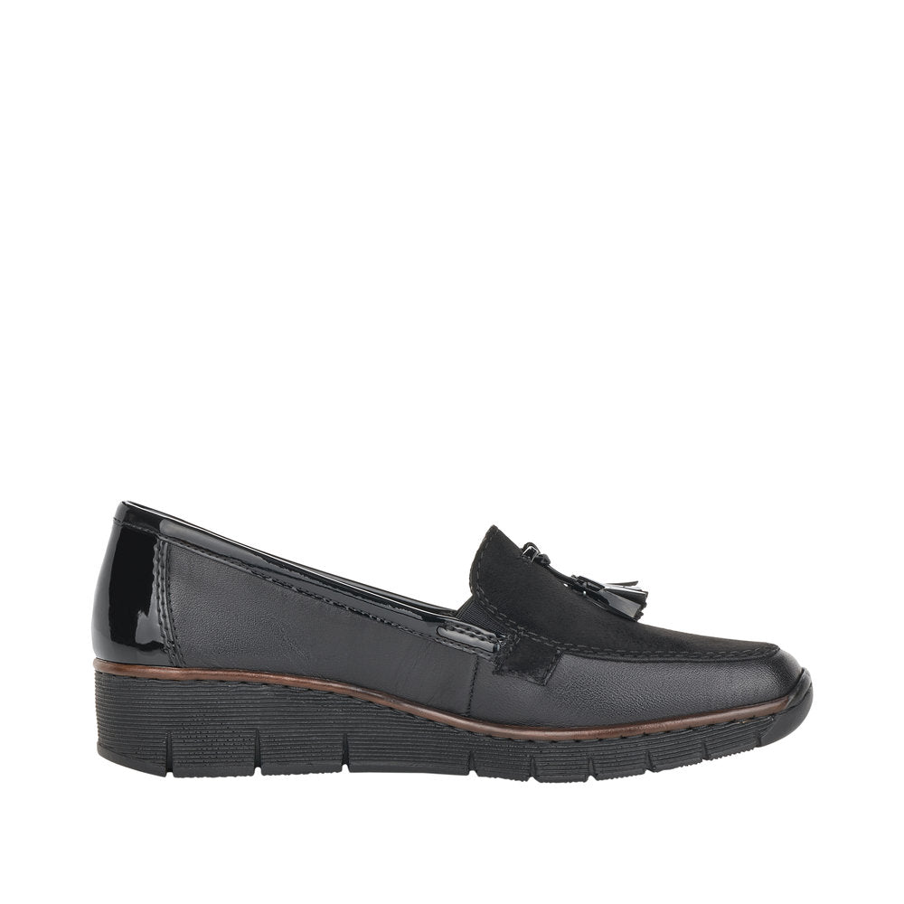 Rieker Doris 53771-00 Black Shoes