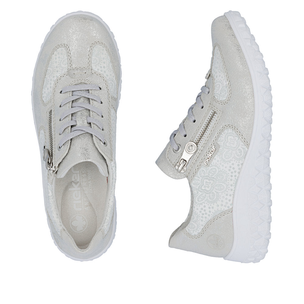 Rieker Bronia 59501-90 Metallic Wide Shoes