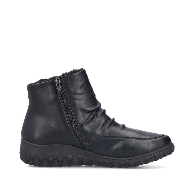 Rieker 59585-01 Womens Black Wide Boots