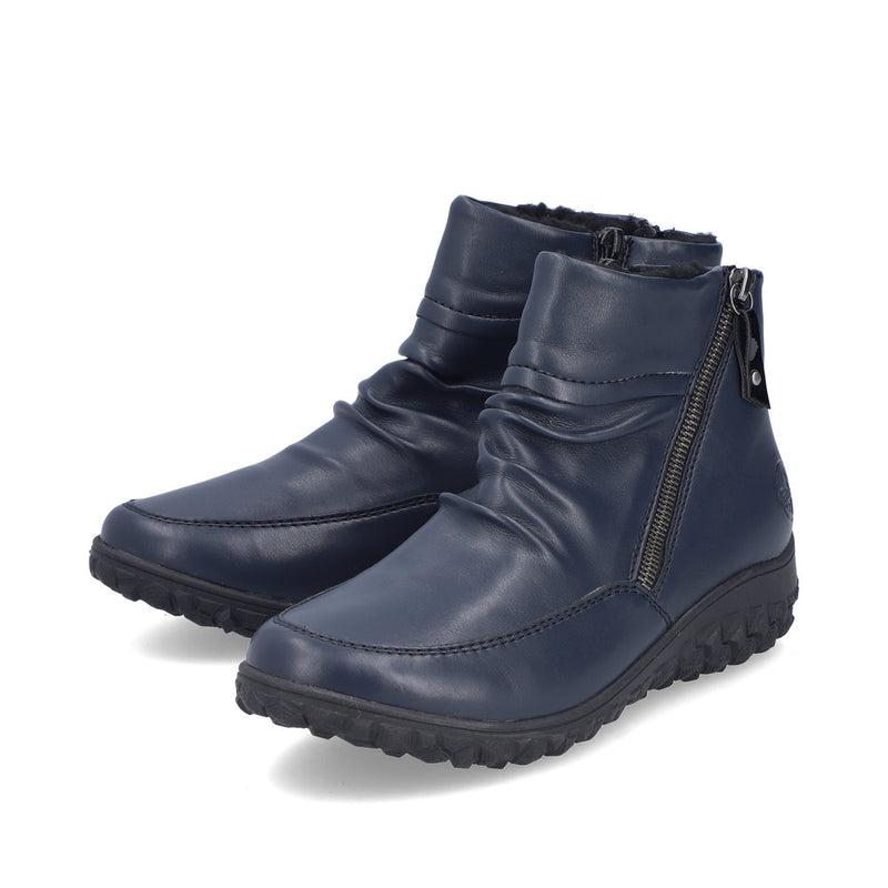 Rieker 59585-01 Womens Black Wide Boots