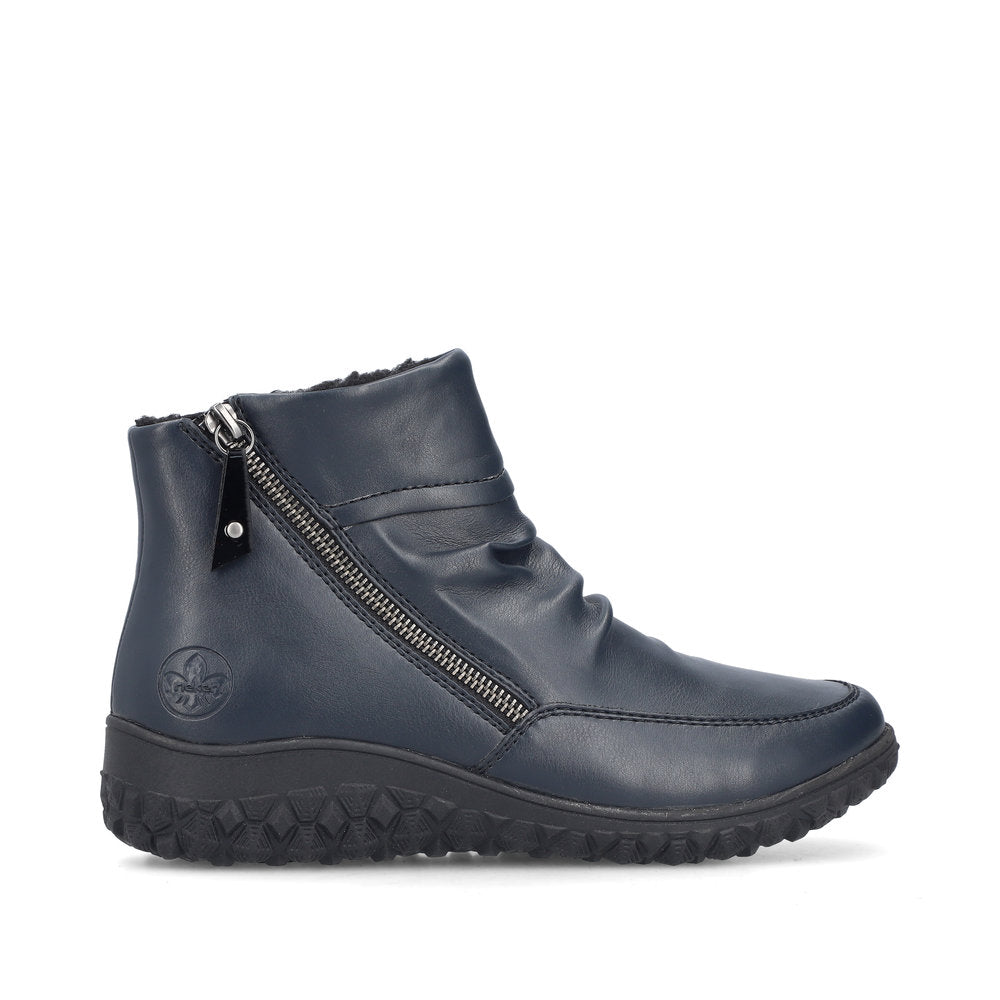 Rieker 59585-01 Womens Black Wide Boots
