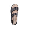 Rieker 60462-00 Black Sandals