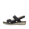 Rieker 60462-00 Black Sandals