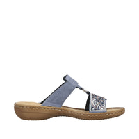 Rieker Regina 608K2-12 Petrol Sandals
