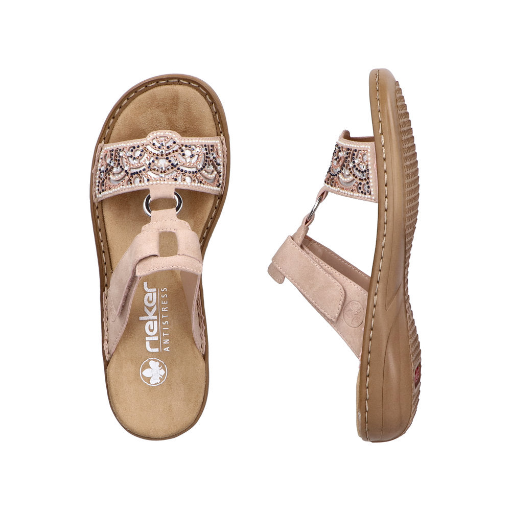 Rieker Regina 608K2-31 Beige Sandals