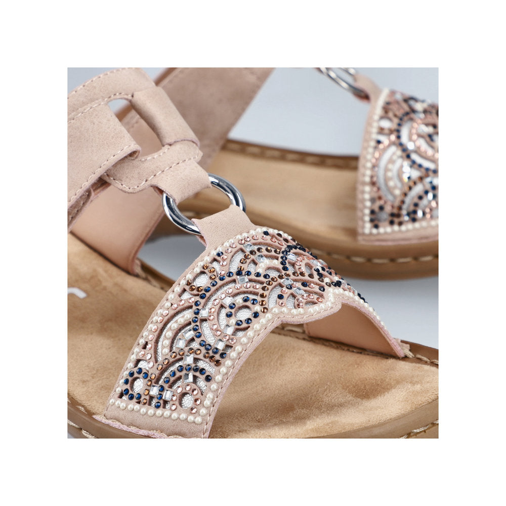 Rieker Regina 608K2-31 Beige Sandals