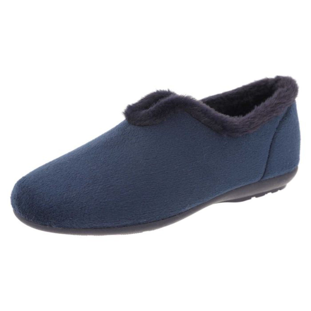 DB Shoes Faye Navy Blue Slippers 2V