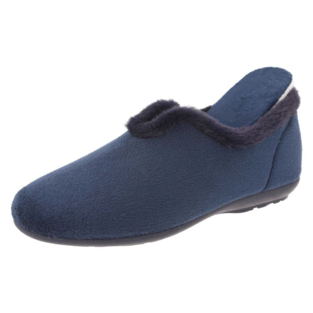 DB Shoes Faye Navy Blue Slippers 2V