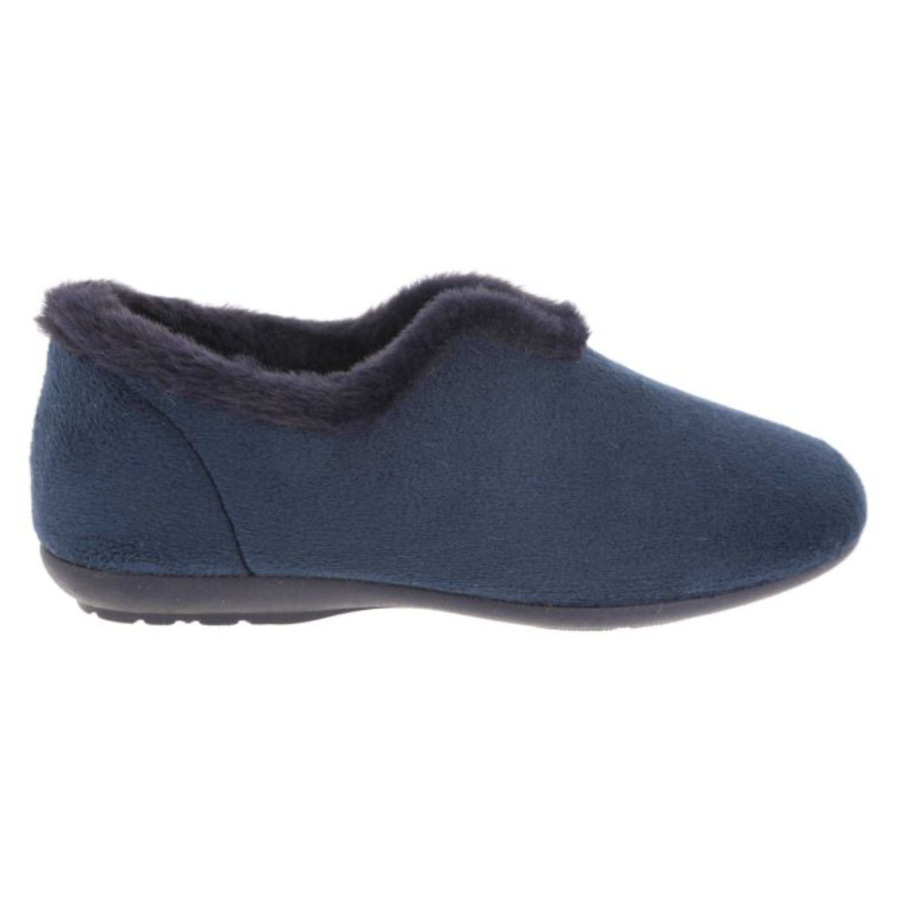 DB Shoes Faye Navy Blue Slippers 2V