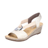 Rieker 624H6-60 Beige Sandals