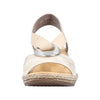Rieker 624H6-60 Beige Sandals