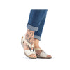 Rieker 624H6-60 Beige Sandals