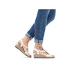 Rieker 624H6-60 Beige Sandals