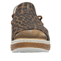 Rieker 62741-90 Leopard Print Sandals