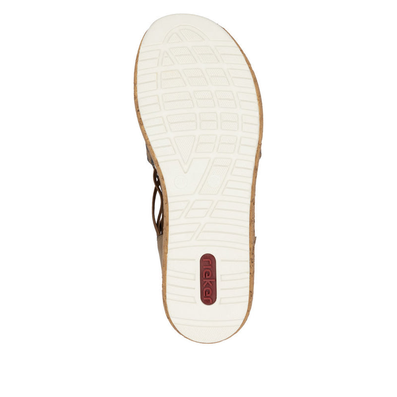 Rieker 62741-90 Leopard Print Sandals