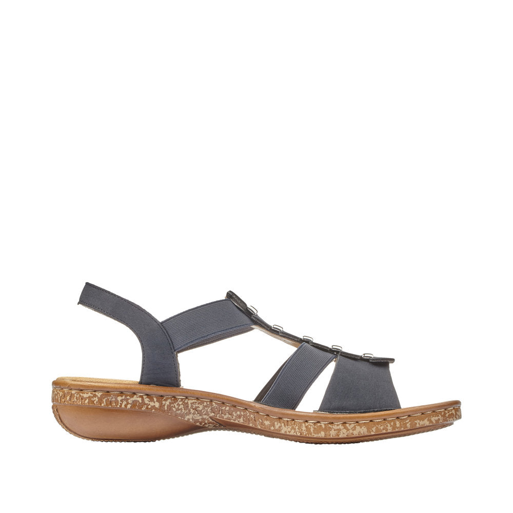 Rieker Regina 62850-14 Navy Sandals