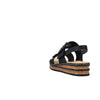 Rieker 62950-00 Black Sandals