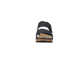 Rieker 62950-00 Black Sandals