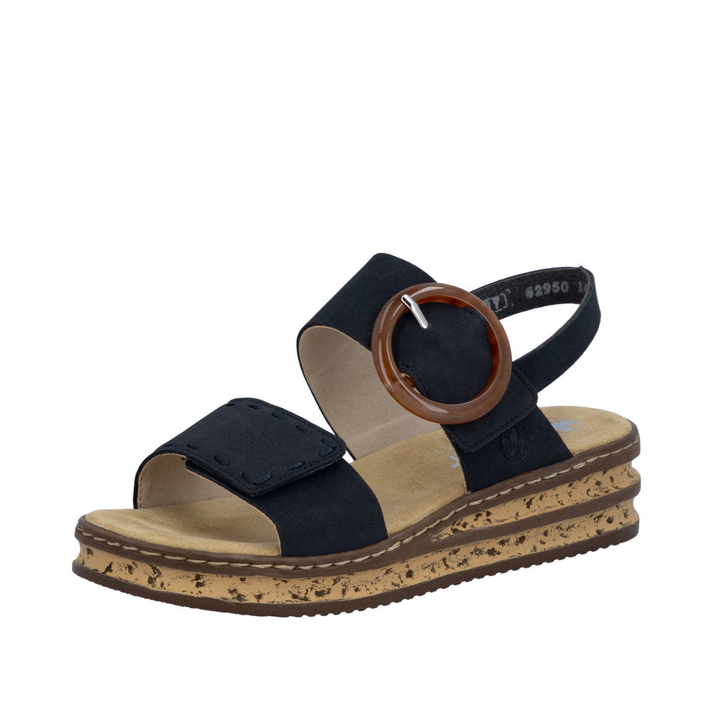 Rieker Regina 62950-14 Navy Sandals