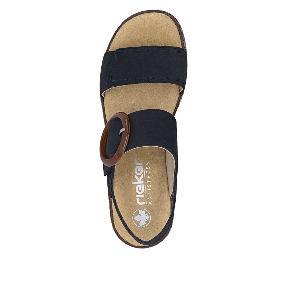 Rieker Regina 62950-14 Navy Sandals