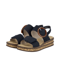 Rieker Regina 62950-14 Navy Sandals