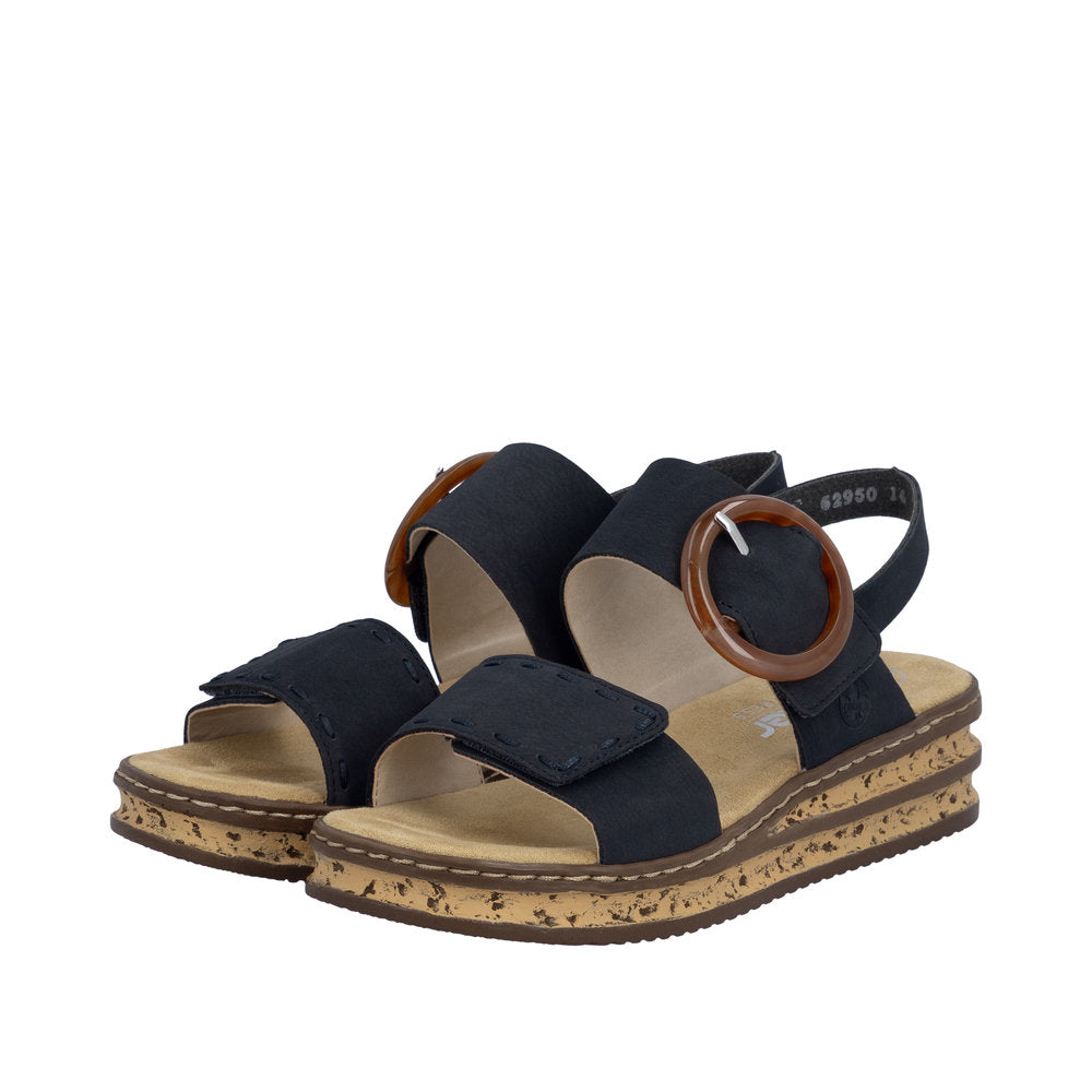 Rieker Regina 62950-14 Navy Sandals