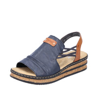 Rieker Regina 62962-14 Navy Sandals