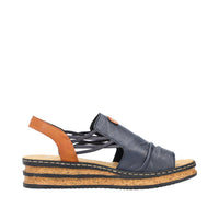 Rieker Regina 62962-14 Navy Sandals