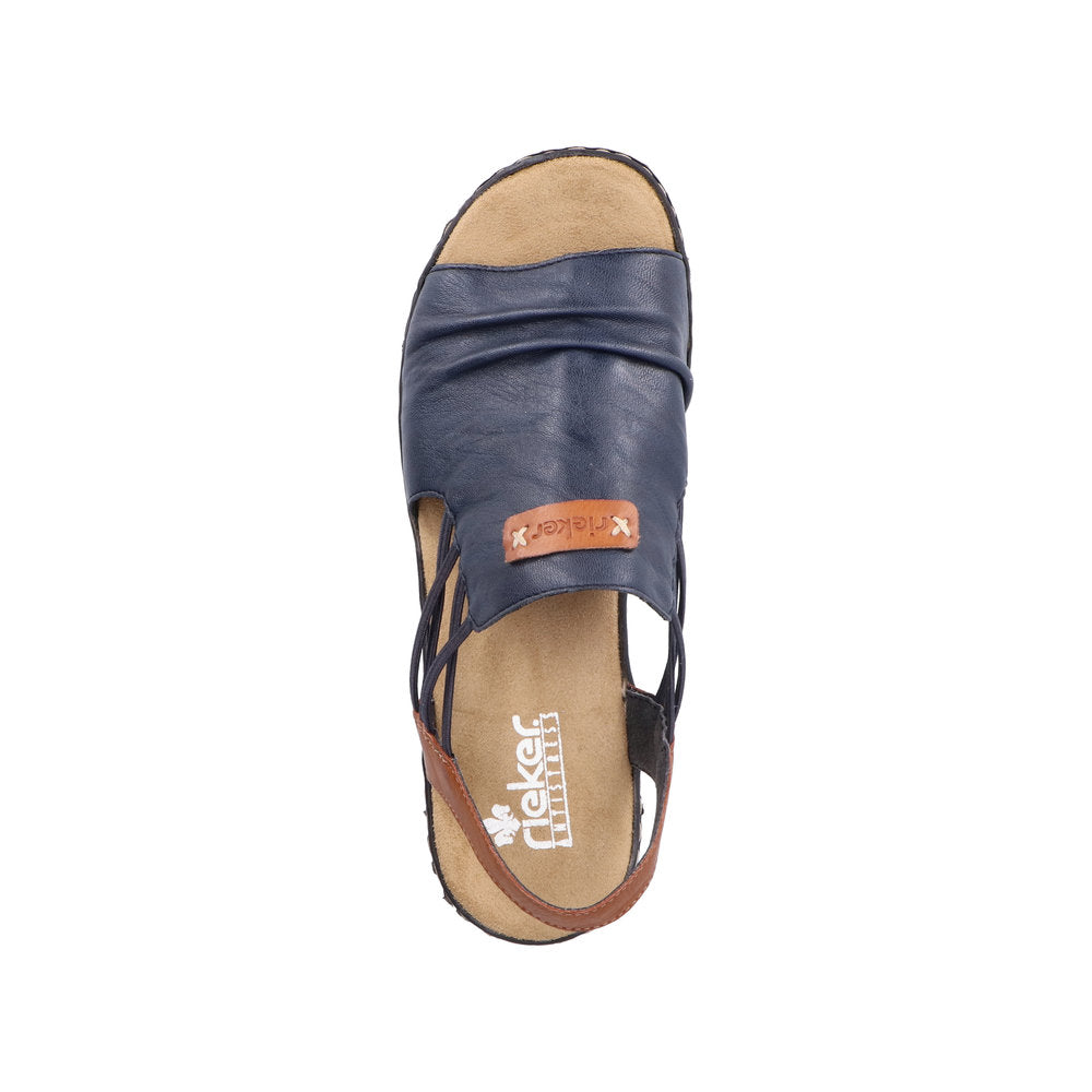 Rieker Regina 62962-14 Navy Sandals