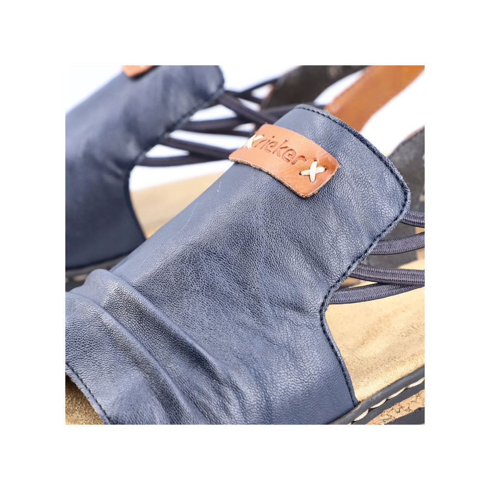 Rieker Regina 62962-14 Navy Sandals